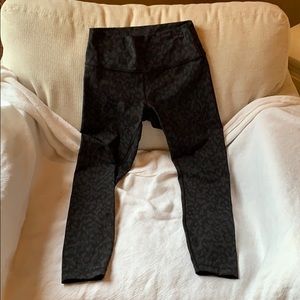 Size 8 Cheetah Print Lululemon Leggings